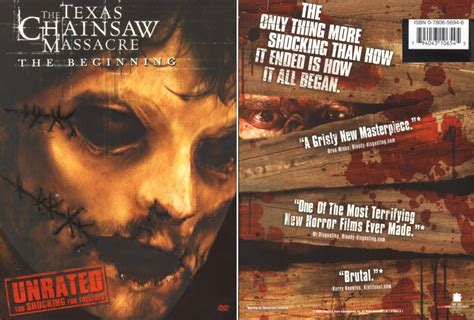 The beginning, which repeats its source material, including the basic plot: The Texas Chainsaw Massacre: The Beginning (2006)