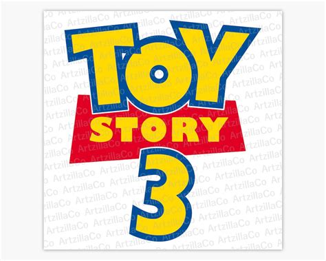 Toy Story 3 Logo Buzz Lightyear Woody Forky Digital Download Svg Etsy