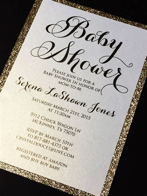 For some cultures, the baby shower is done after the baby's birth. elegant baby shower invitation templates - Funfin