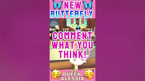 New Butterfly Pet 🦋 In Adopt Me Coming This Week 4th Birthday