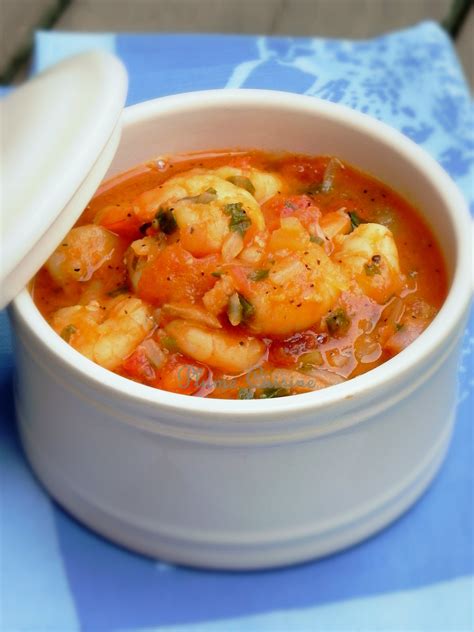 Crevettes sauce piquante antillaise