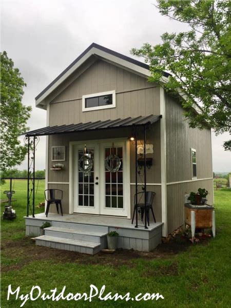 Diy 12x24 Tiny House With Loft Myoutdoorplans