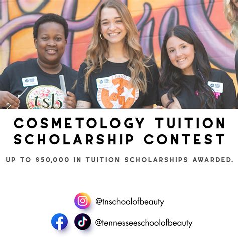 Tsb Cosmetology Tuition Scholarship Contest Tennessee School Of Beauty