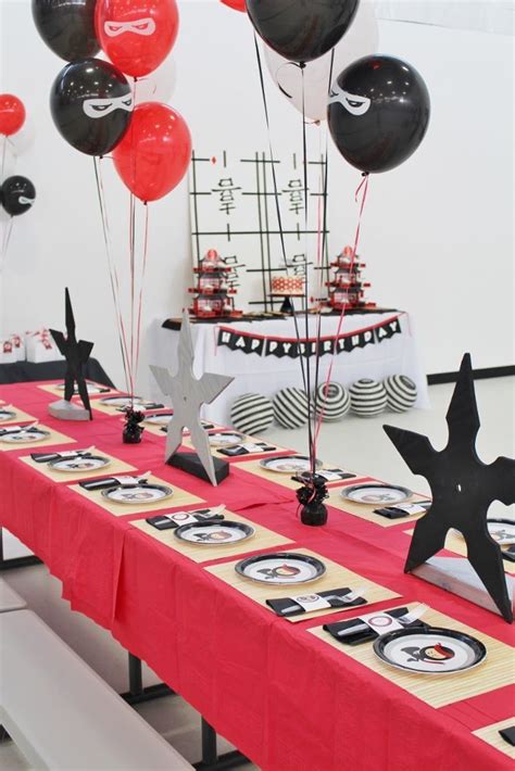 How To Throw An Epic Ninja Birthday Party With Images Ninja Themed