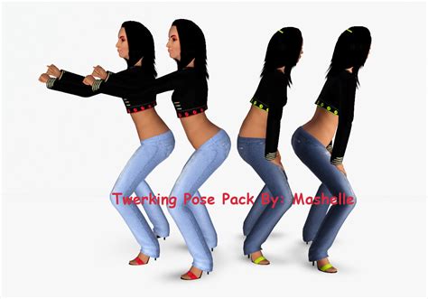 Mod The Sims Twerking Pose Pack By Mashelle