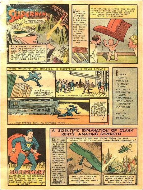 Classic Page Action Comics 1 By Joe Shuster Paperblog