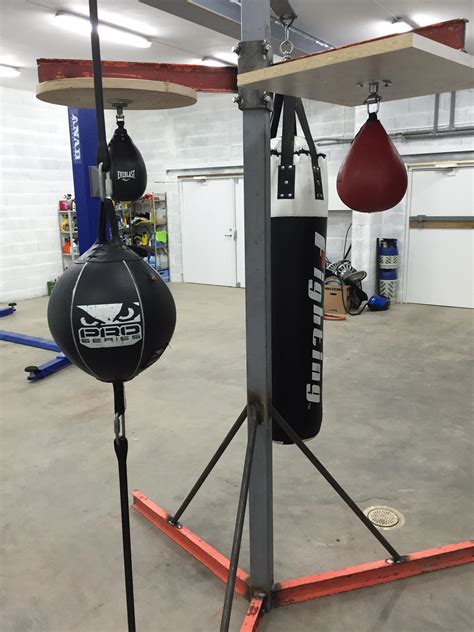 Kids punching bag boxing gloves stand equipment standing exercise inflatable. Build a heavy bag stand