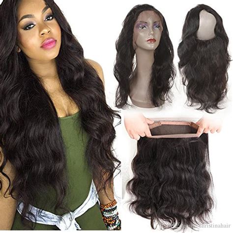 Natural Hairline Full Lace Frontal Band Closure Brazilian Virgin Remy Body Wave Closures