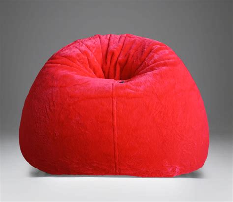 Buy Luxury Furr Bean Bag Cover For Adults Red Xxxl Online In India At Best Price Modern