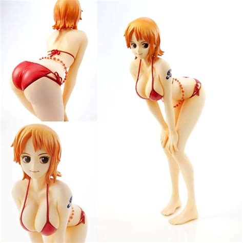 Sexy Japanese Anime One Piece Nami Bikini 18 Figure Figurine 16cm No