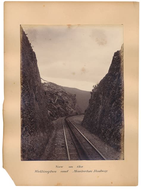 Wellington Masterton Railway Circa 1880 Rimutaka Incline Upper Hutt