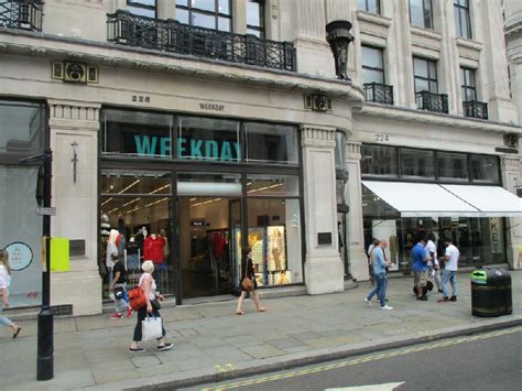 Weekday Shop On Londons Regent Street