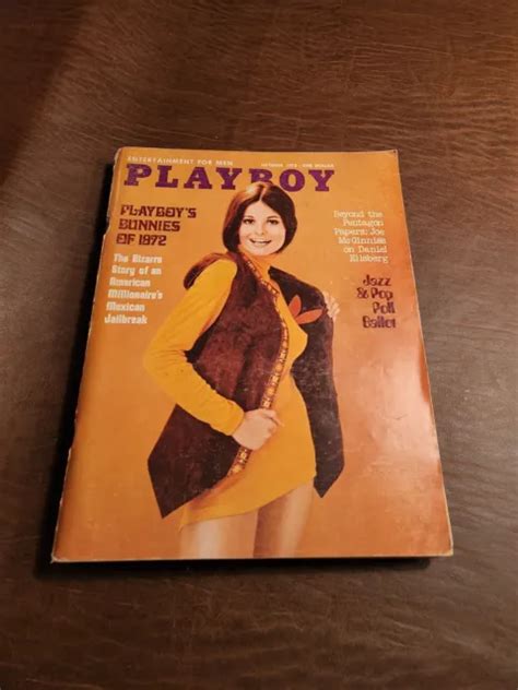 Playboy Magazine October 1972 Playmate Sharon Johansen Birthday Present