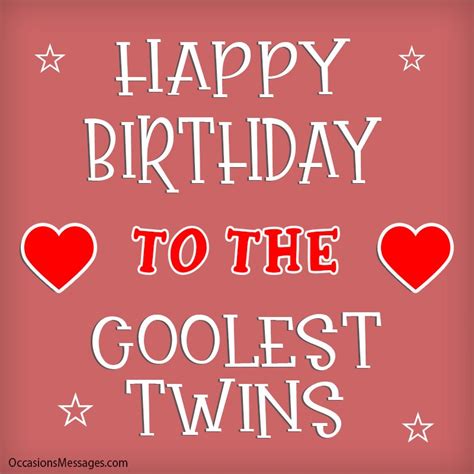 Top Birthday Wishes And Messages For Twins