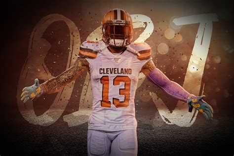 Odell Beckham Cleveland Browns 3088245 Hd Wallpaper And Backgrounds