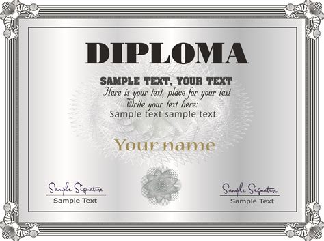 Free Vector Diploma Certificate Blank Certificates