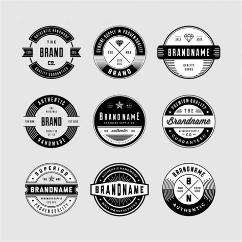 You can copy, modify, distribute and perform the work, even for commercial purposes, all without asking permission. Vintage circular logo Vector | Premium Download
