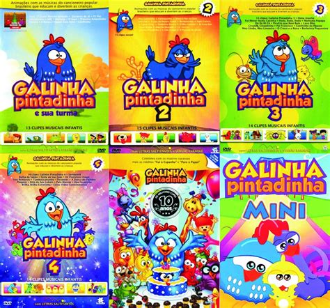 @vilaafetivafestas #festainfantil #festagalinhapintadinha #galinhapintadinha #galinha. Dvd Galinha Pintadinha + Galinha Mini - 6 Dvds - 97 Clipes ...