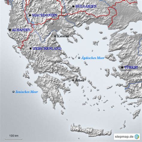 Stepmap Griechenland Landkarte F R Deutschland