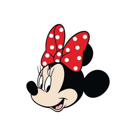 Minnie Mouse 22 Head Red Bow Polka Dot Digital Download Etsy