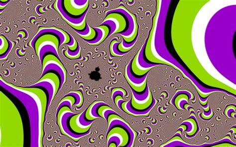 Psychedelic Motion Illusion An Optical Illusion