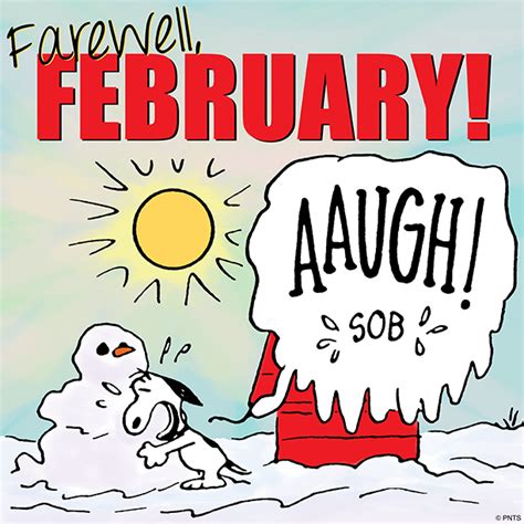 Farewell February Months Snoopy March Hello March March Quotes Hello
