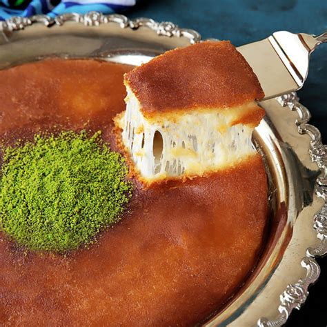 Knafeh With Pudding Recipe Turkish Dessert Besto Blog