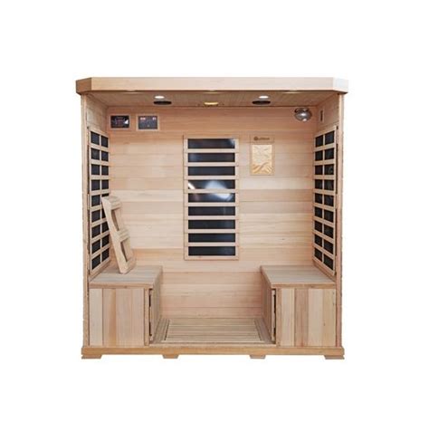 Sonoma 4 Person Hemlock Infrared Sauna With 9 Carbon Heaters Pc Pools