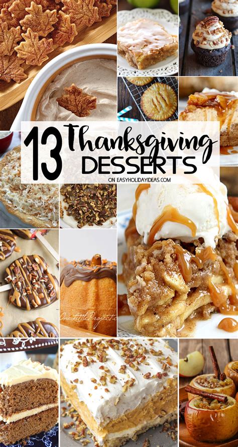 And my oh my, do we have thanksgiving pies! Best Thanksgiving Desserts - Easy Holiday Ideas