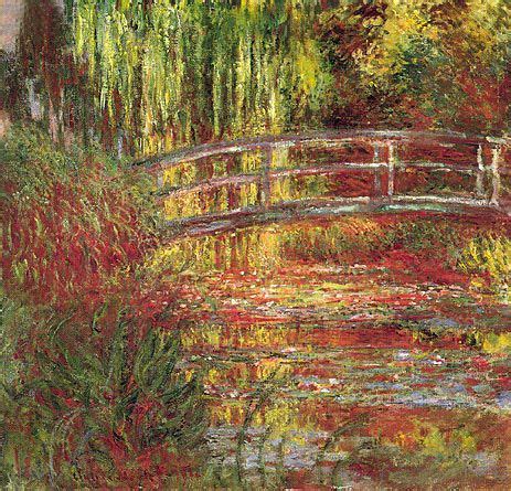 Monet painted some of his most famous paintings whilst living at giverny. Monet's Water Garden and the Japanese Footbridge | Monet ...