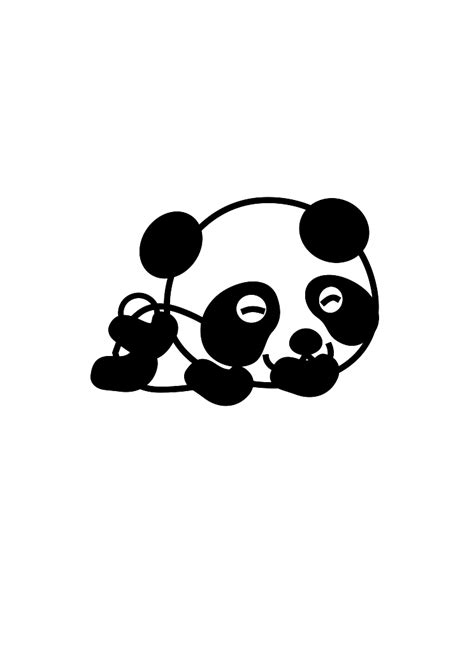Cartoonish Panda Clip Art Clipart Panda Free Clipart Images