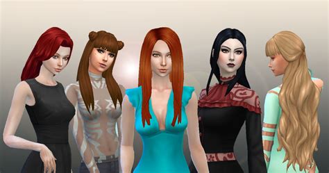 Sims 4 Hairs Mystufforigin Long Hair Pack 7