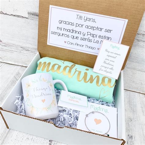 Madrina Box Personalized Madrina Gift Will You Be My Madrina Box