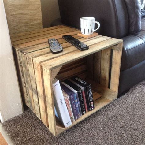 Perfect for multiple storage and display solutions at home or in the workplace. Crate coffee table / Side table | Crate coffee table, Wine ...