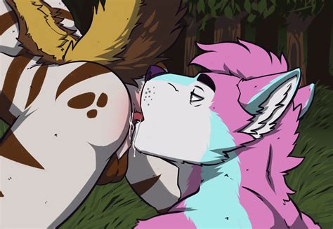 Rule 34 Amwulf Anal Anus Ass Backsack Balls Canine Duo Licking Male