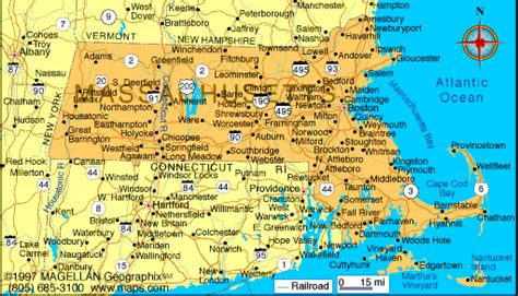 Massachusetts Map Infoplease