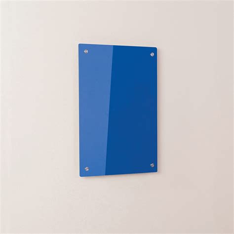 Writeon® Coloured Glassboards Blue Glass Bl 450 X 600mm G4560 Bl