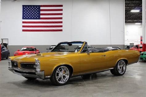 1966 Pontiac Gto Convertible 78126 Miles Gold Convertible 400ci V8 6