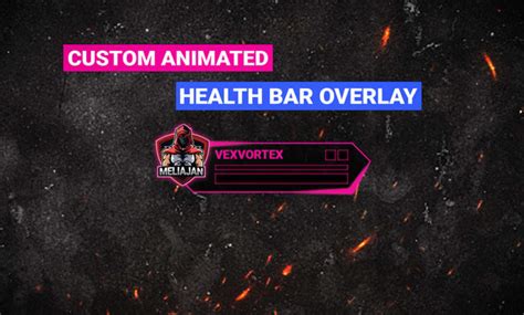 Create A Custom Animated Apex Legend Warzone Health Bar Overlay By