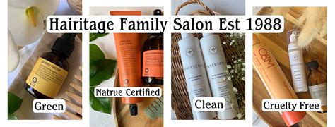 Green Chemistry Beauty Store | Fallbrook, Ca | Hairitage Family Salon