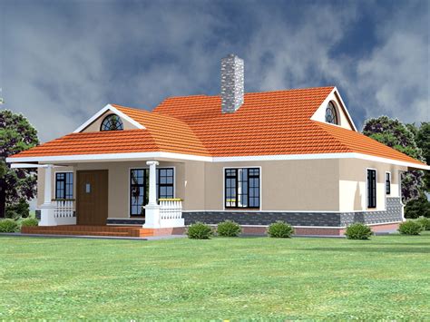 Three Bedroom Bungalow House Plans In Kenya Hpd Consult