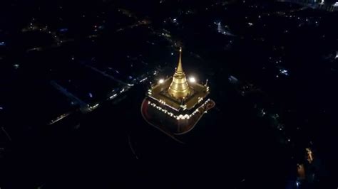 Phantom 3 Professional 4k Poi The Golden Mount Wat Saket Youtube