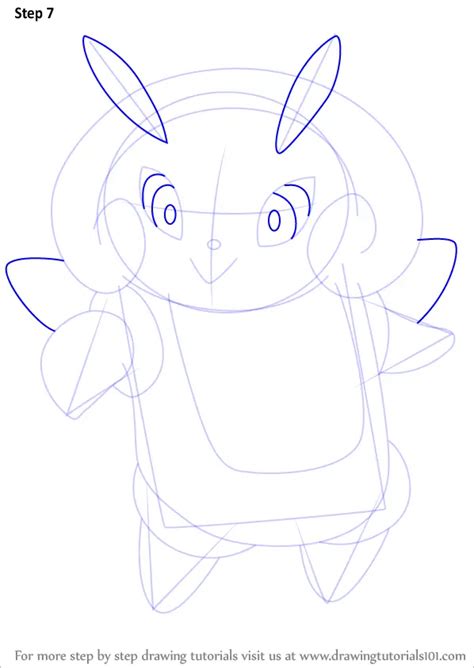 Step By Step How To Draw Illumise From Pokemon DrawingTutorials101