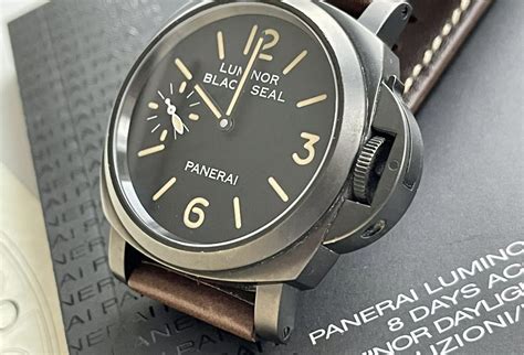 Panerai Luminor 8 Days Black Seal Special Edition Dlc Pam 594 Pam00594