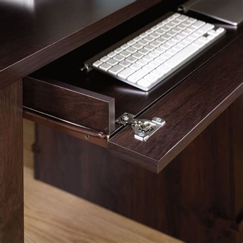 Executive Computer Desk In Dark Alder 408289