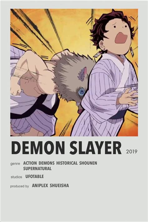 Demon Slayer Minimalist Anime Poster Anime Canvas Anime Printables