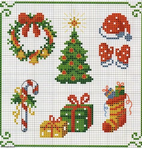 Christmas Cross Stitch Puntos De Bordado Punto De Cruz Bordados En