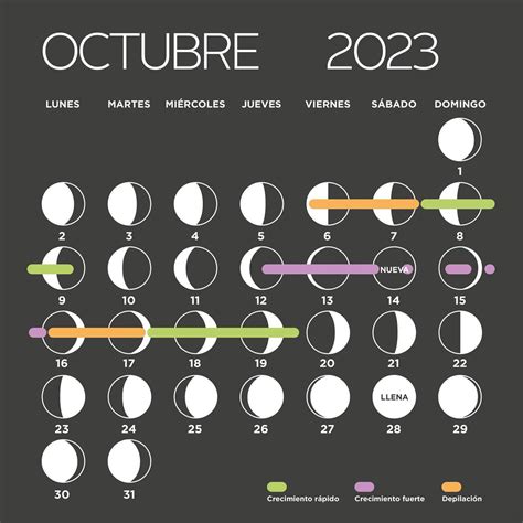 Calendario Lunar 2023 Corte De Pelo Siembra Y Depilación