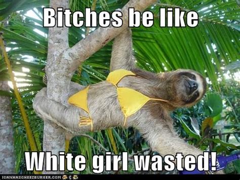Bitches Be Like White Girl Wasted Cheezburger Funny Memes Funny