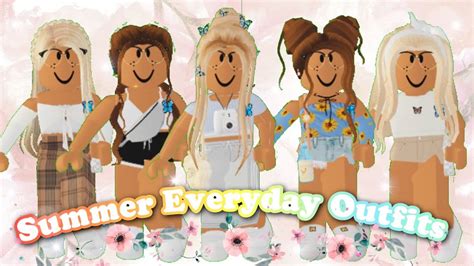 5 Free Roblox Adoptme Aesthetic Summer Everyday Outfit Ideas Part 1